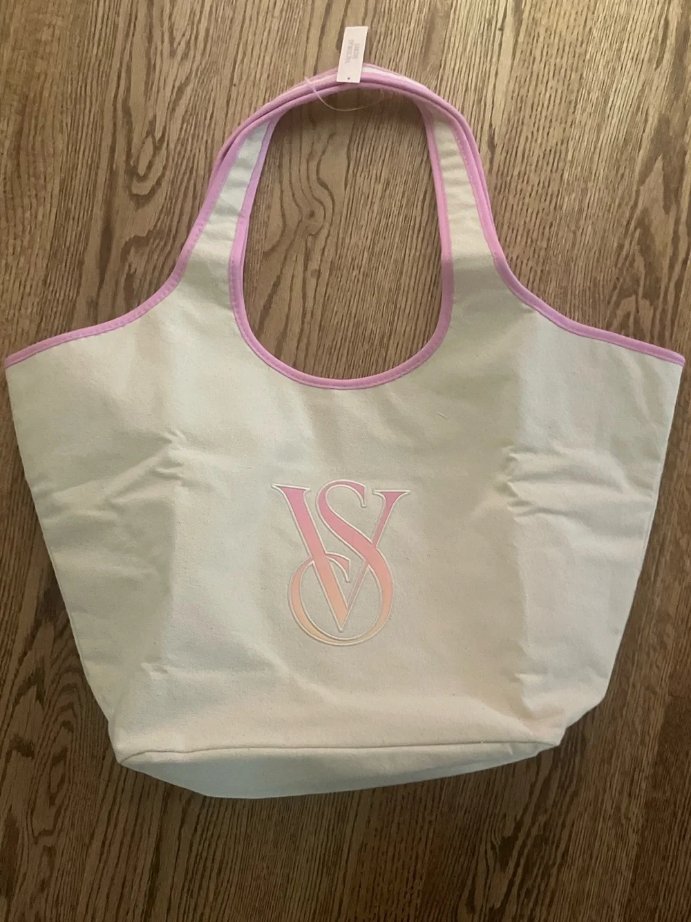Victoria's Secret Ombré Monogram Logo Tote Bag